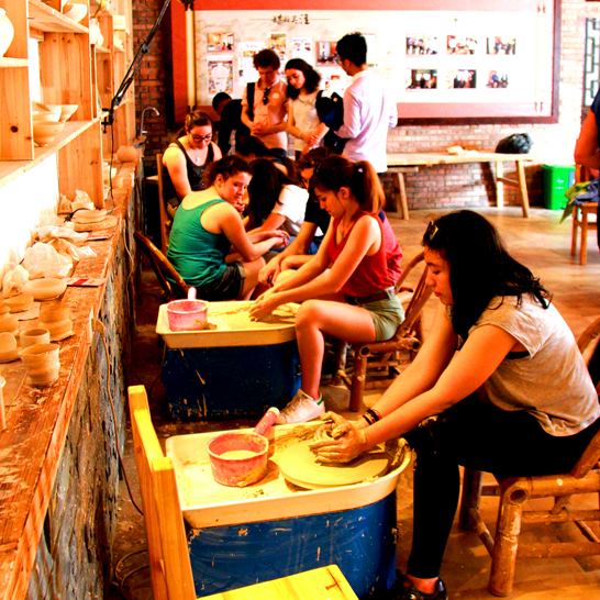 法国交流生到瓯窑小镇体验瓯文化