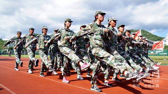 永嘉中学2017级新生军训圆满结束