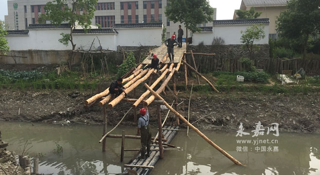 上塘鹅浦河(盲肠段)两侧排污水设施开建