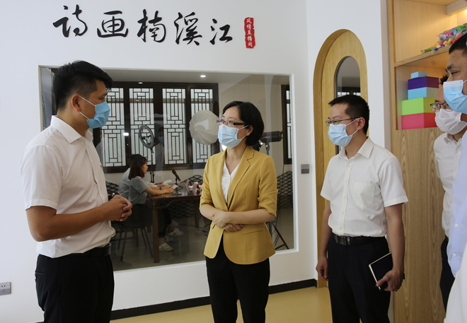 永嘉县委书记王彩莲到桥下桥头调研共同富裕工作