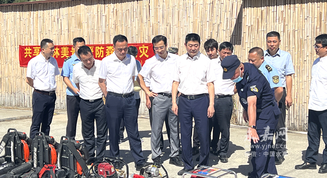 省应急管理厅厅长陈浩来永调研